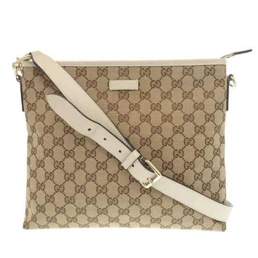 Gucci Beige Gg Canvas Shoulder Bag ()
