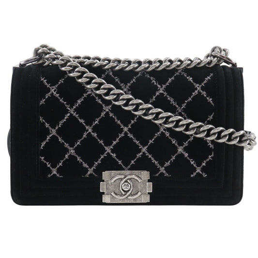 Chanel Black Leather Leather Shoulder Bag ()