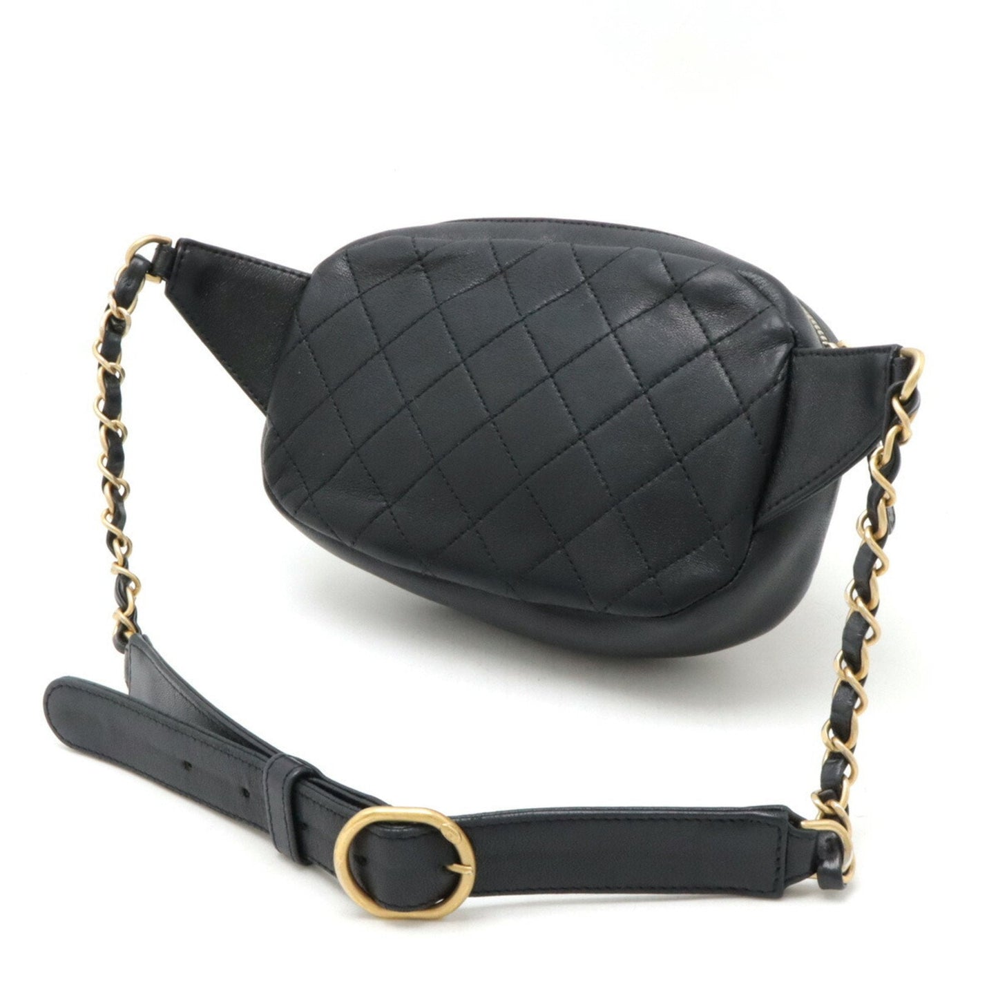 Chanel Black Leather Sling Bag ()