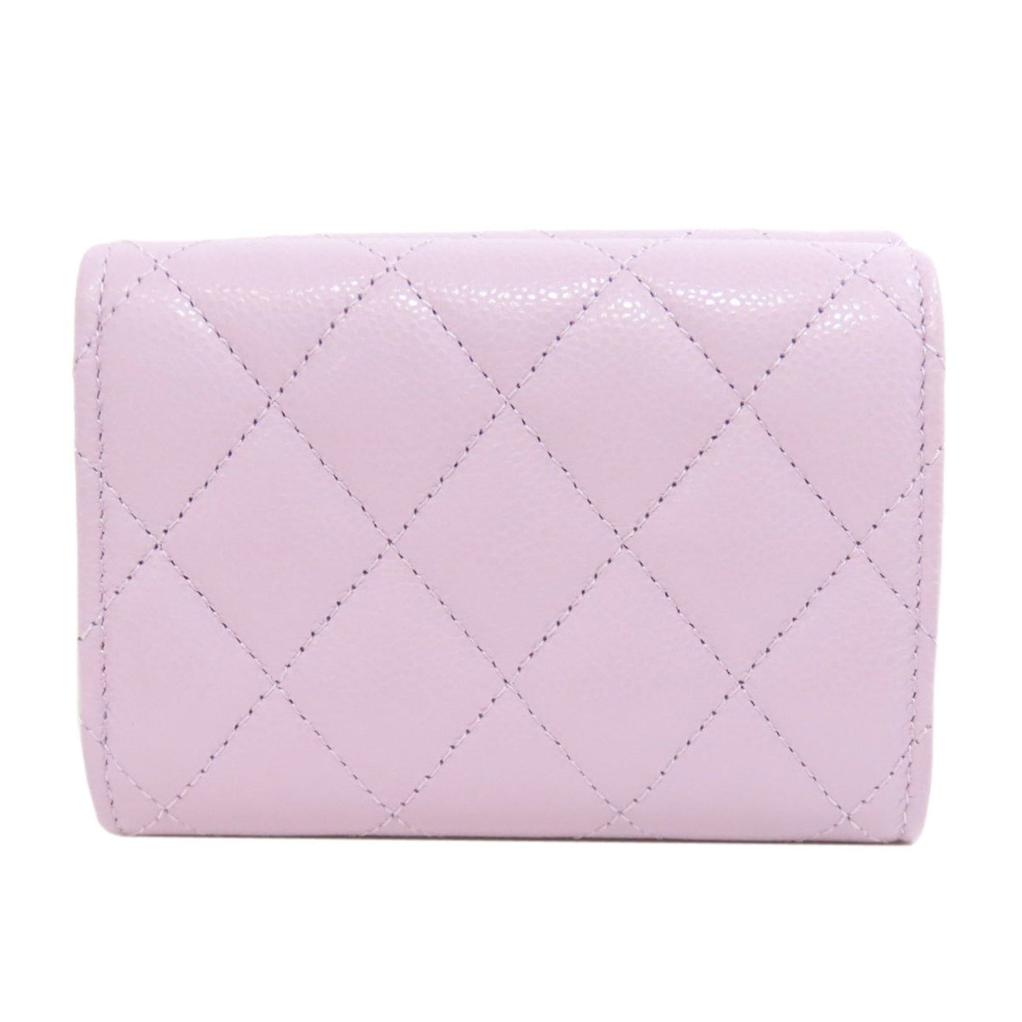 Chanel Pink Grained Calfskin Wallet (Bi-Fold) ()