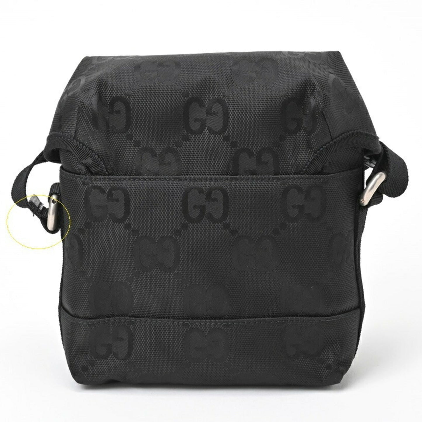 Gucci Black Canvas Shoulder Bag ()