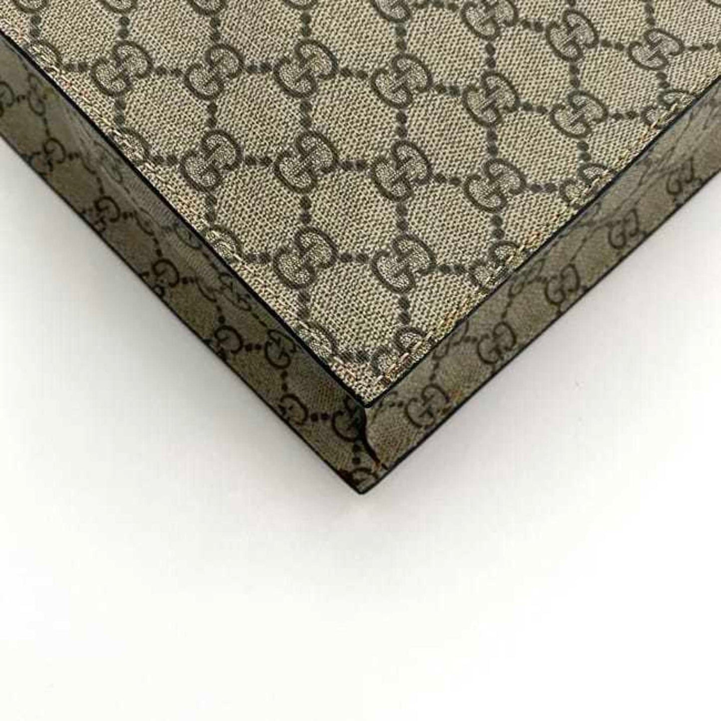 Gucci Beige Black Gg Supreme Tote Bag ()