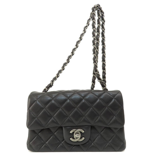 Chanel Black Leather Shoulder Bag ()