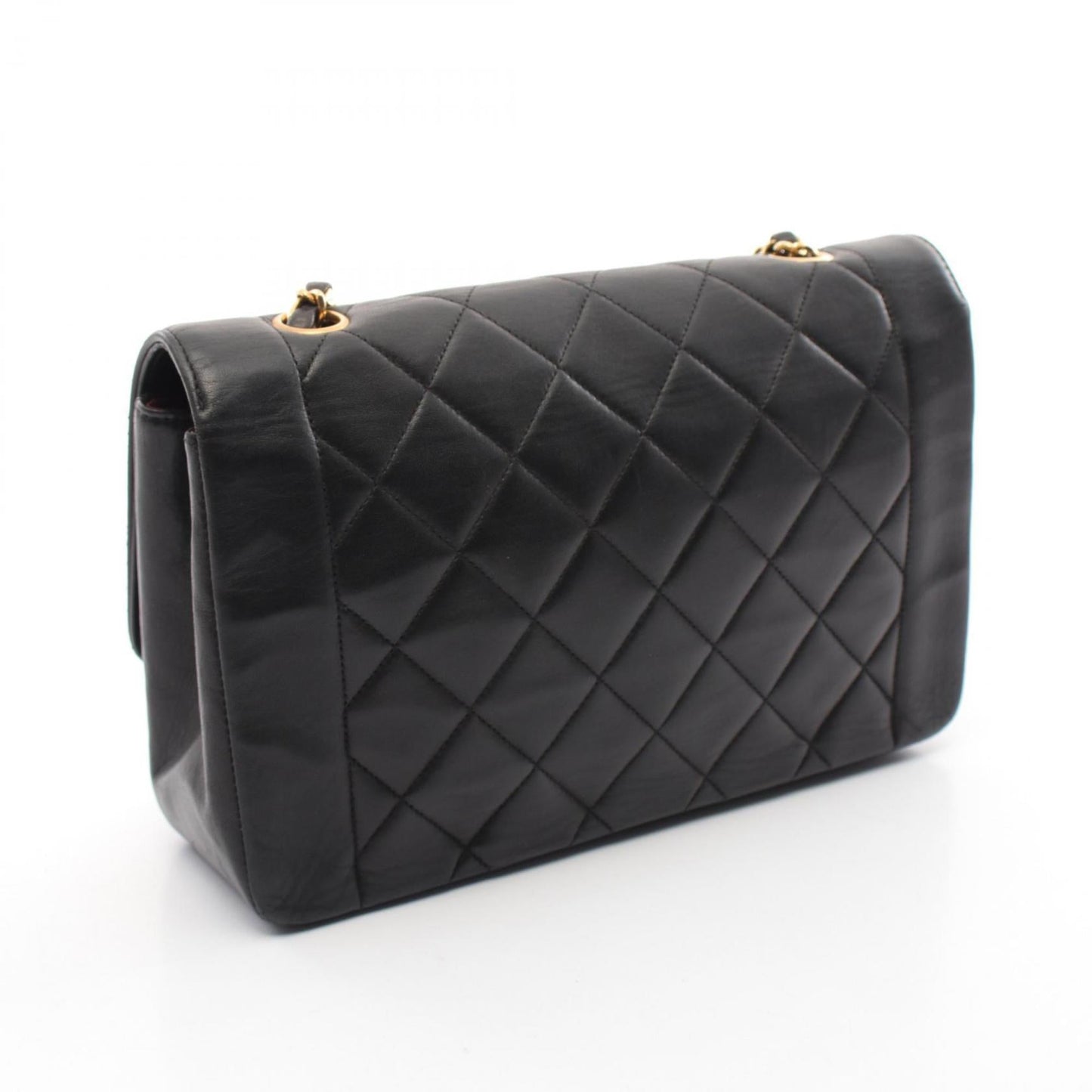 Chanel Black Leather Shoulder Bag ()
