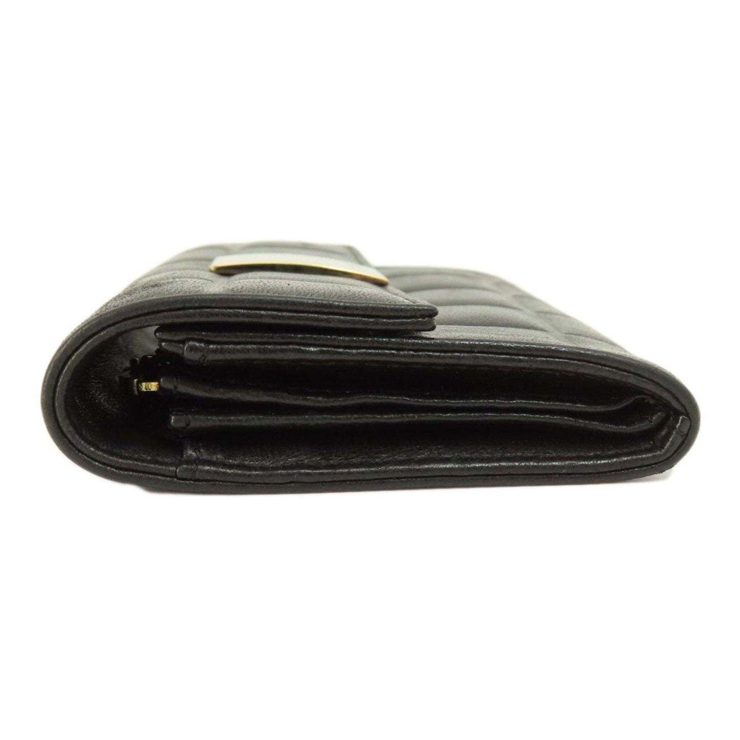 Chanel Black Leather Wallet (Bi-Fold) ()