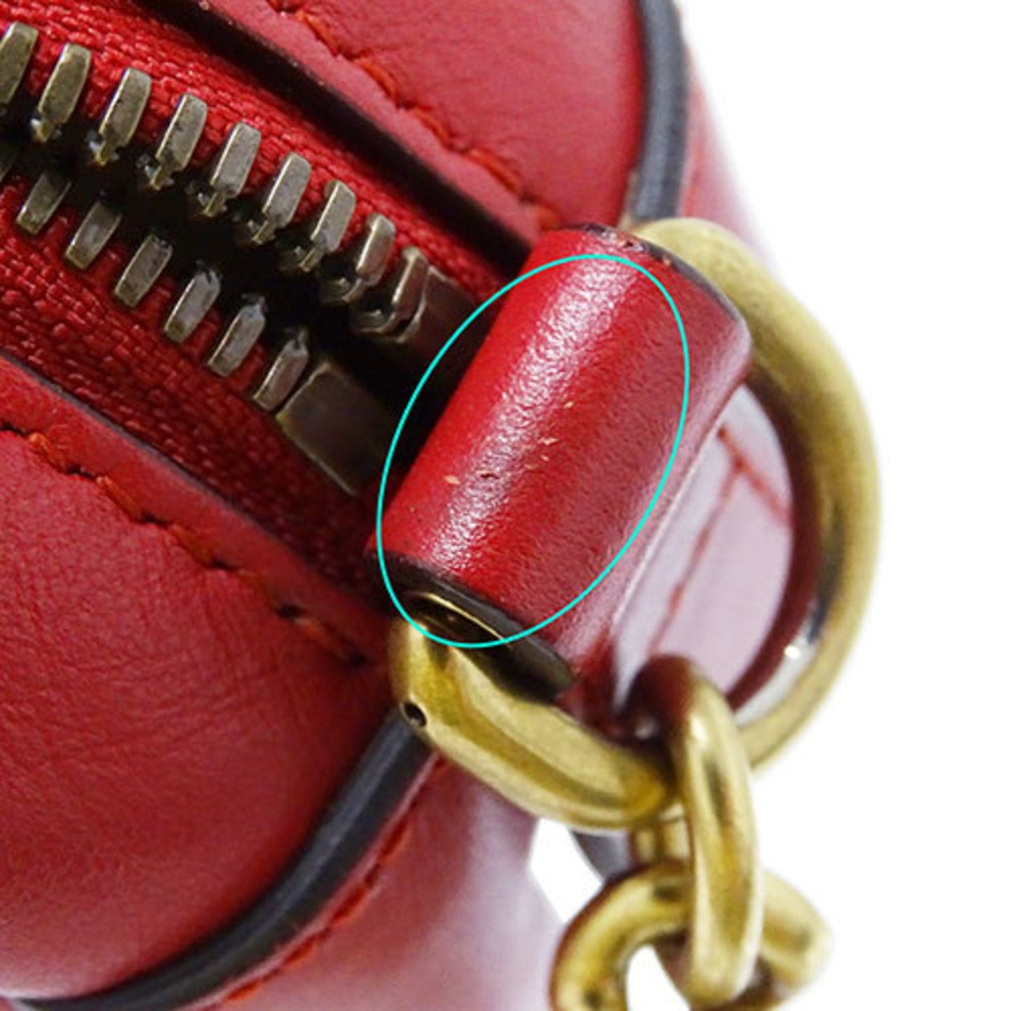 Gucci Gg Marmont Red Color Leather Shoulder Bag ()