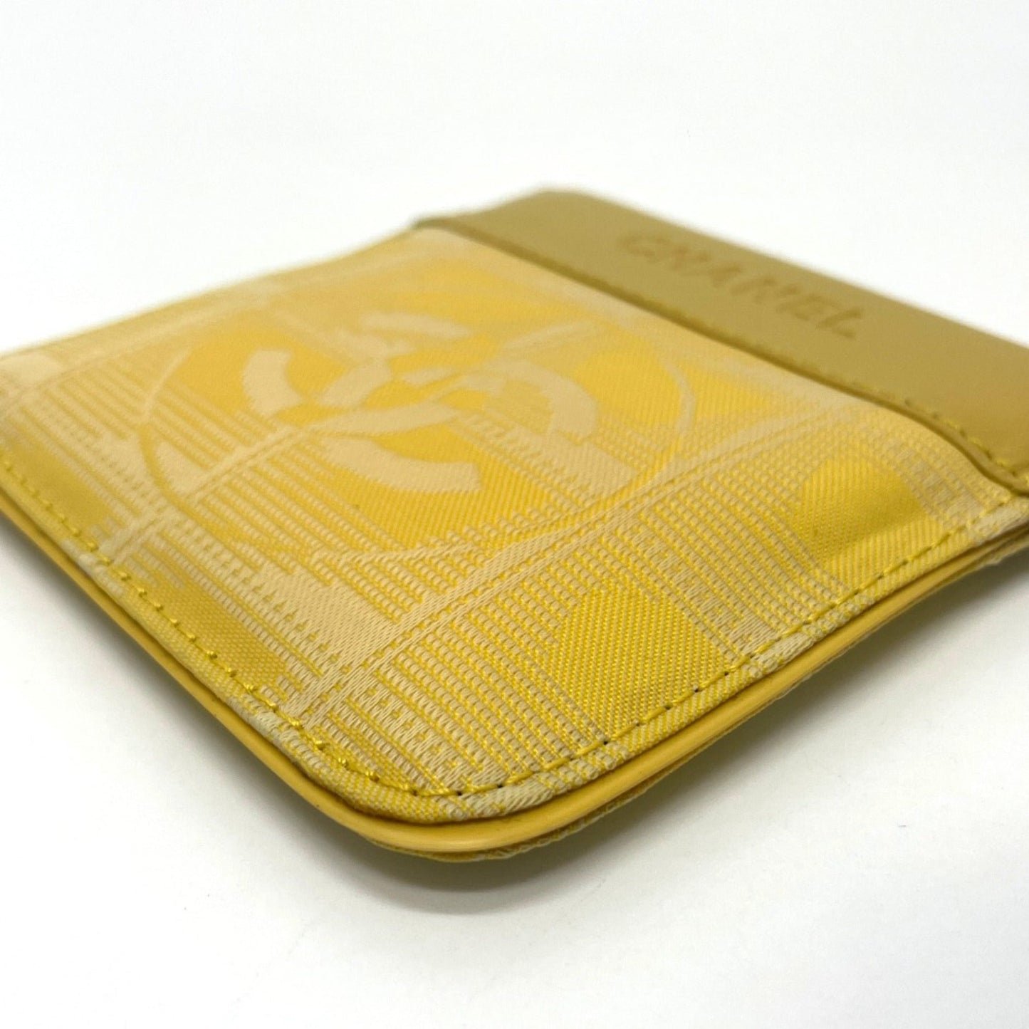 Chanel Yellow Leather Coin Purse/Coin Case ()