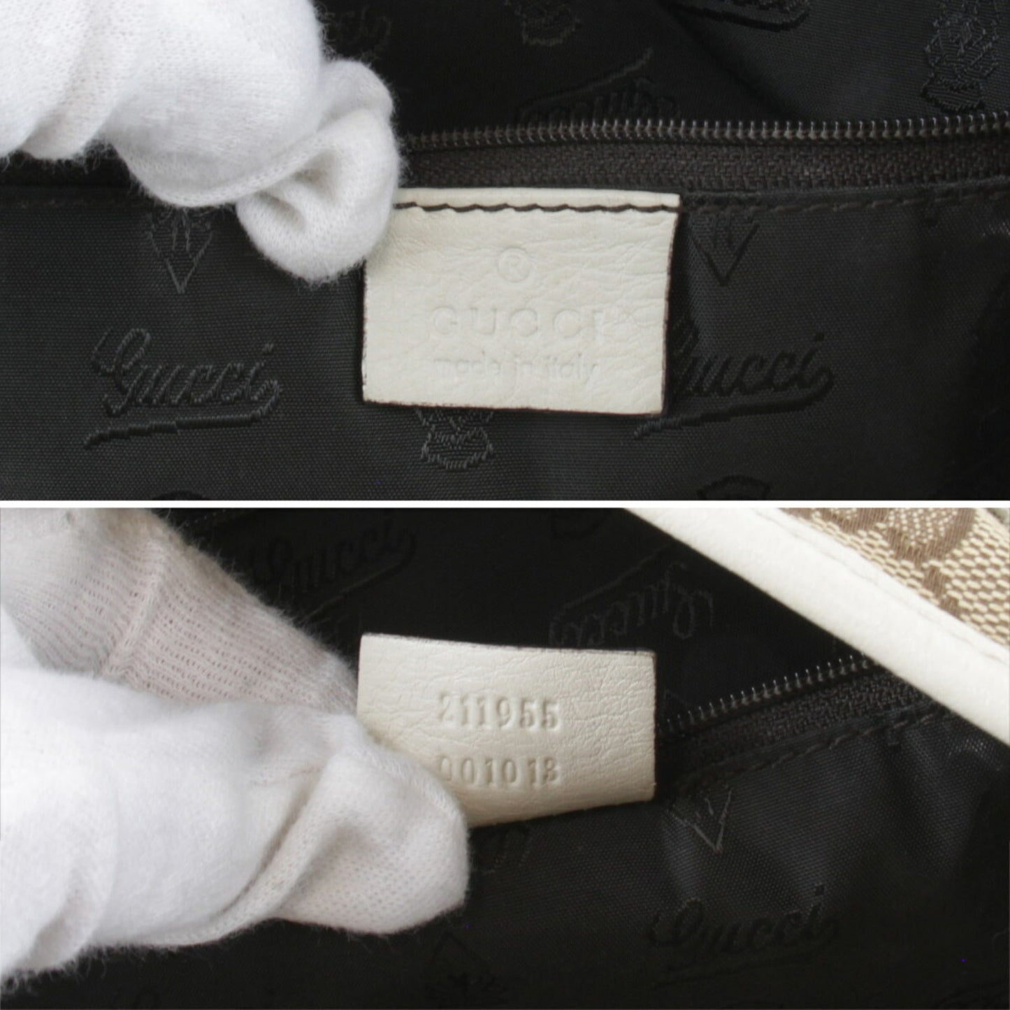 Gucci Beige Gg Canvas Tote Bag ()