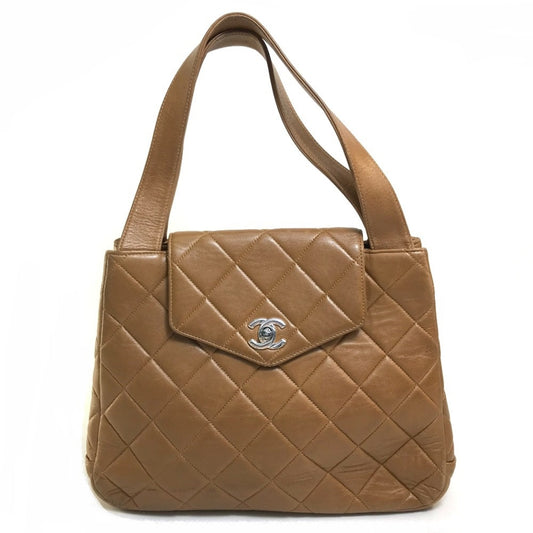 Chanel Brown Leather Handbag ()