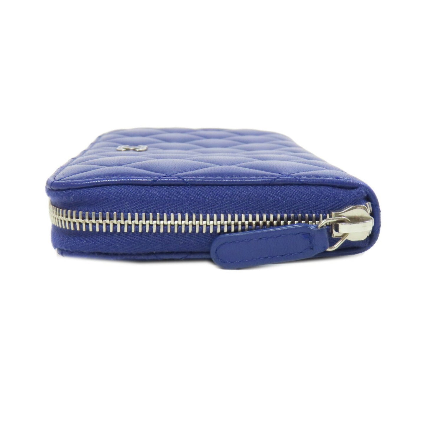 Chanel Purple Leather Long Wallet (Bi-Fold) ()