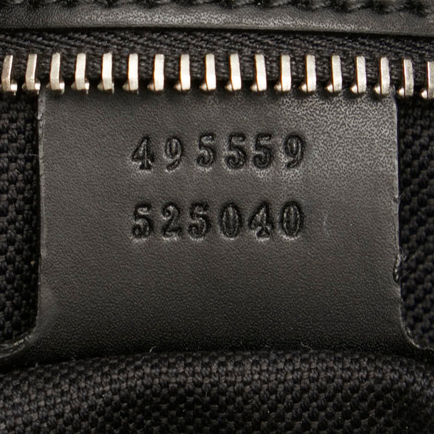 Gucci Black Gray Pvc Leather Handbag Tote Bag ()