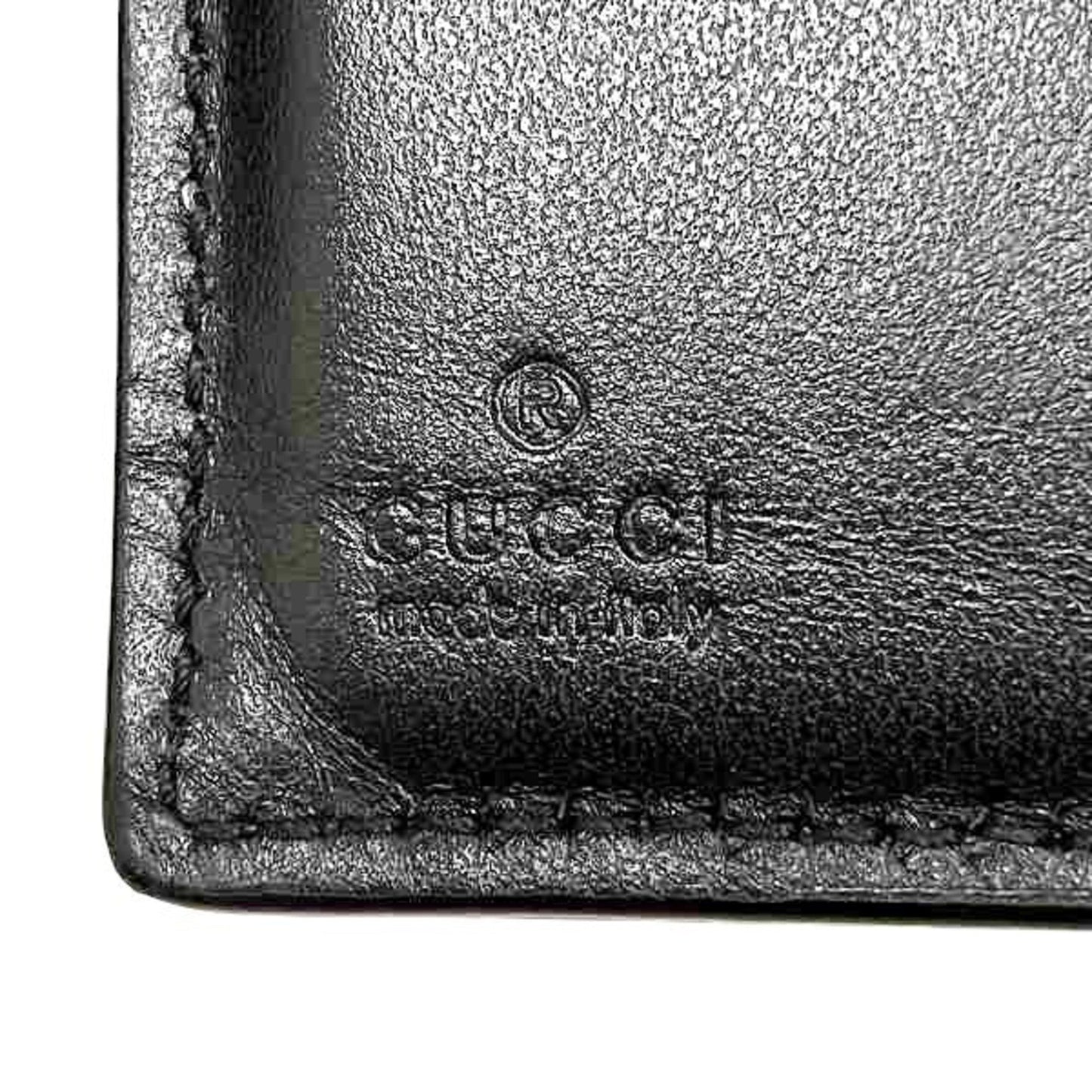Gucci Black Leather Wallet (Bi-Fold) ()