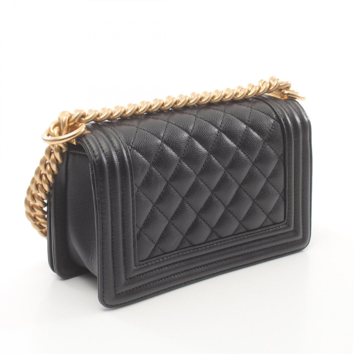 Chanel Black Leather Shoulder Bag ()