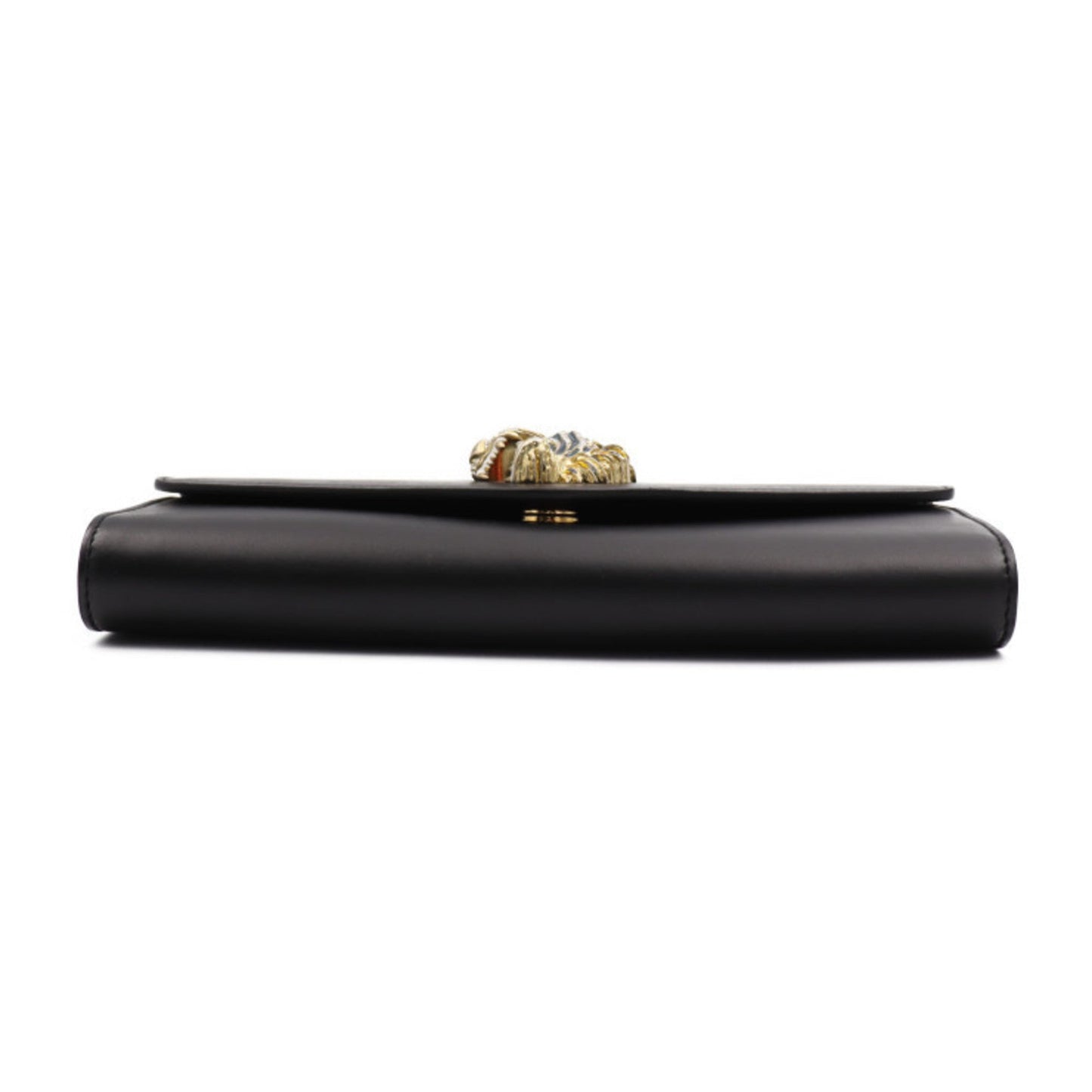 Gucci Black Leather Clutch Bag ()