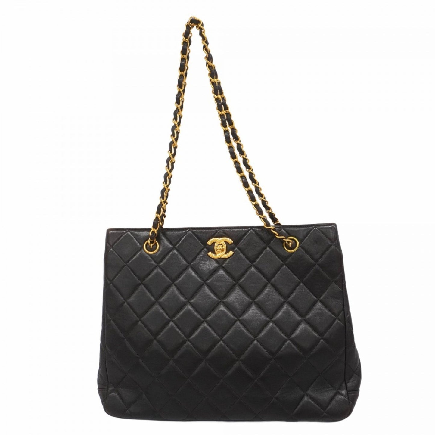 Chanel Black Leather Tote Bag ()