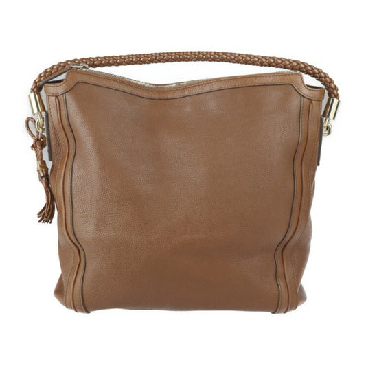 Gucci Brown Bamboo Handbag Shoulder Bag Tote Bag ()