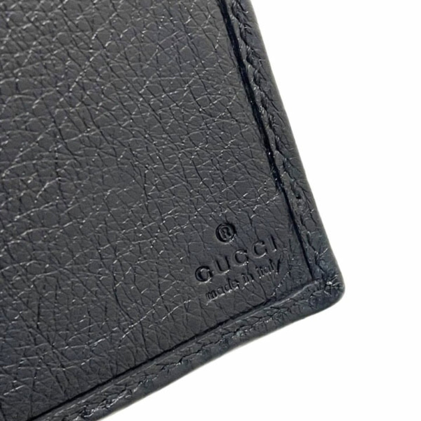 Gucci Black Leather Wallet (Bi-Fold) ()