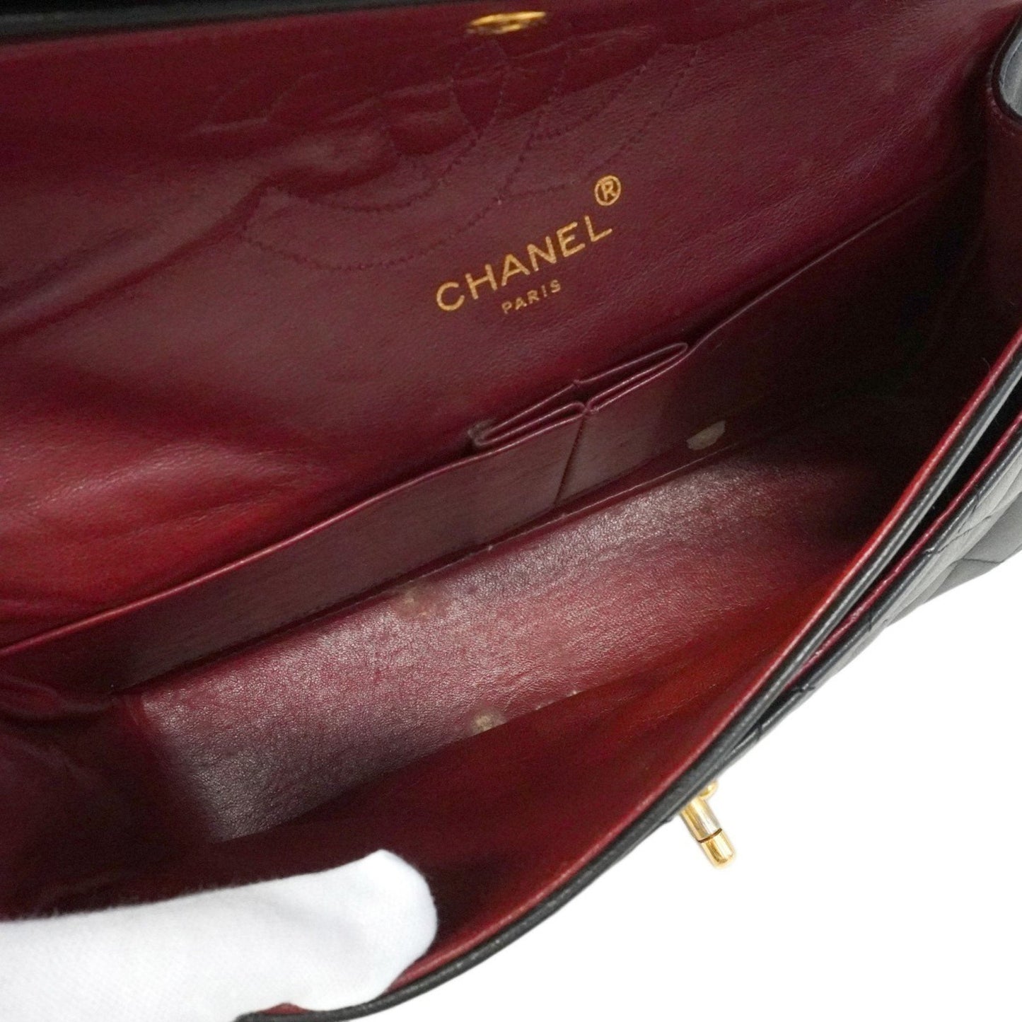 Chanel Black Leather Shoulder Bag ()