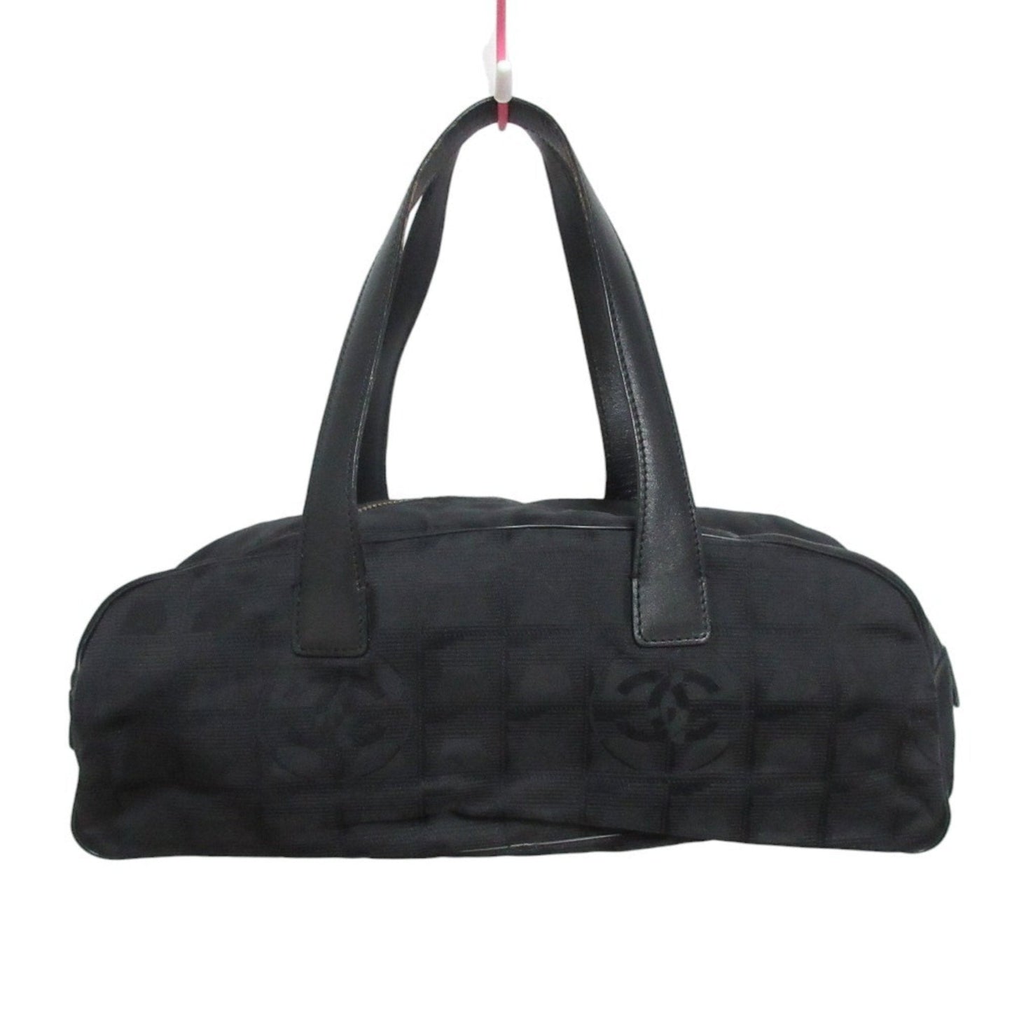 Chanel Black New Travel Line Boston Bag Handbag ()