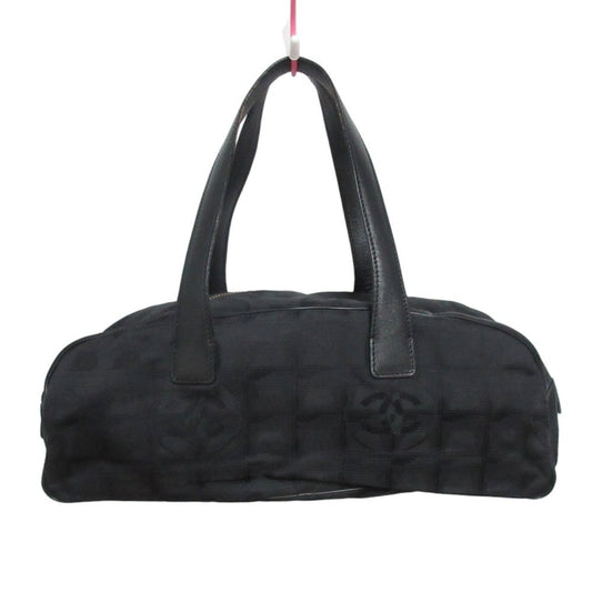 Chanel Black New Travel Line Boston Bag Handbag ()