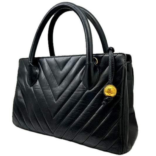 Chanel Black Leather Handbag ()