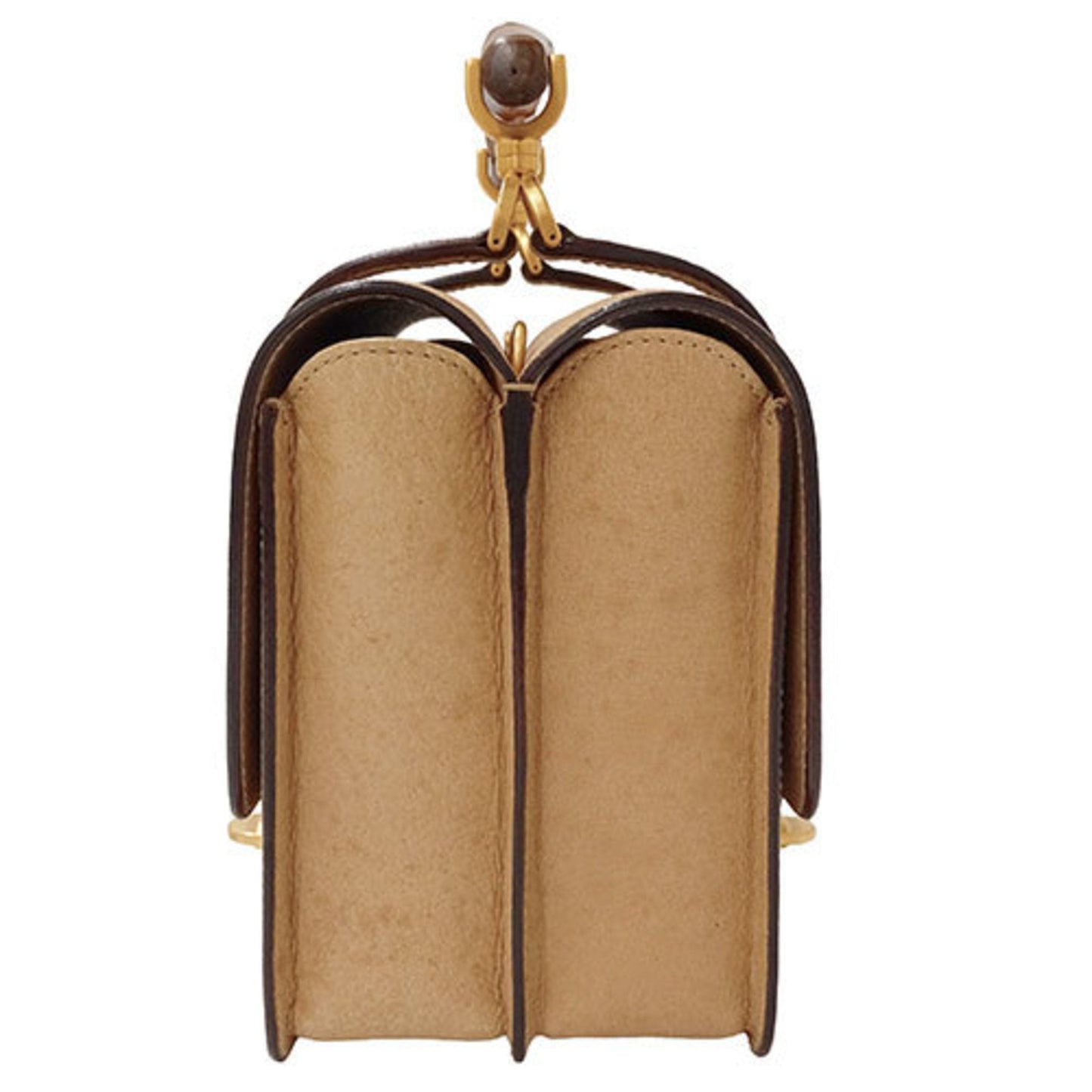 Gucci Beige Leather Handbag Shoulder Bag ()