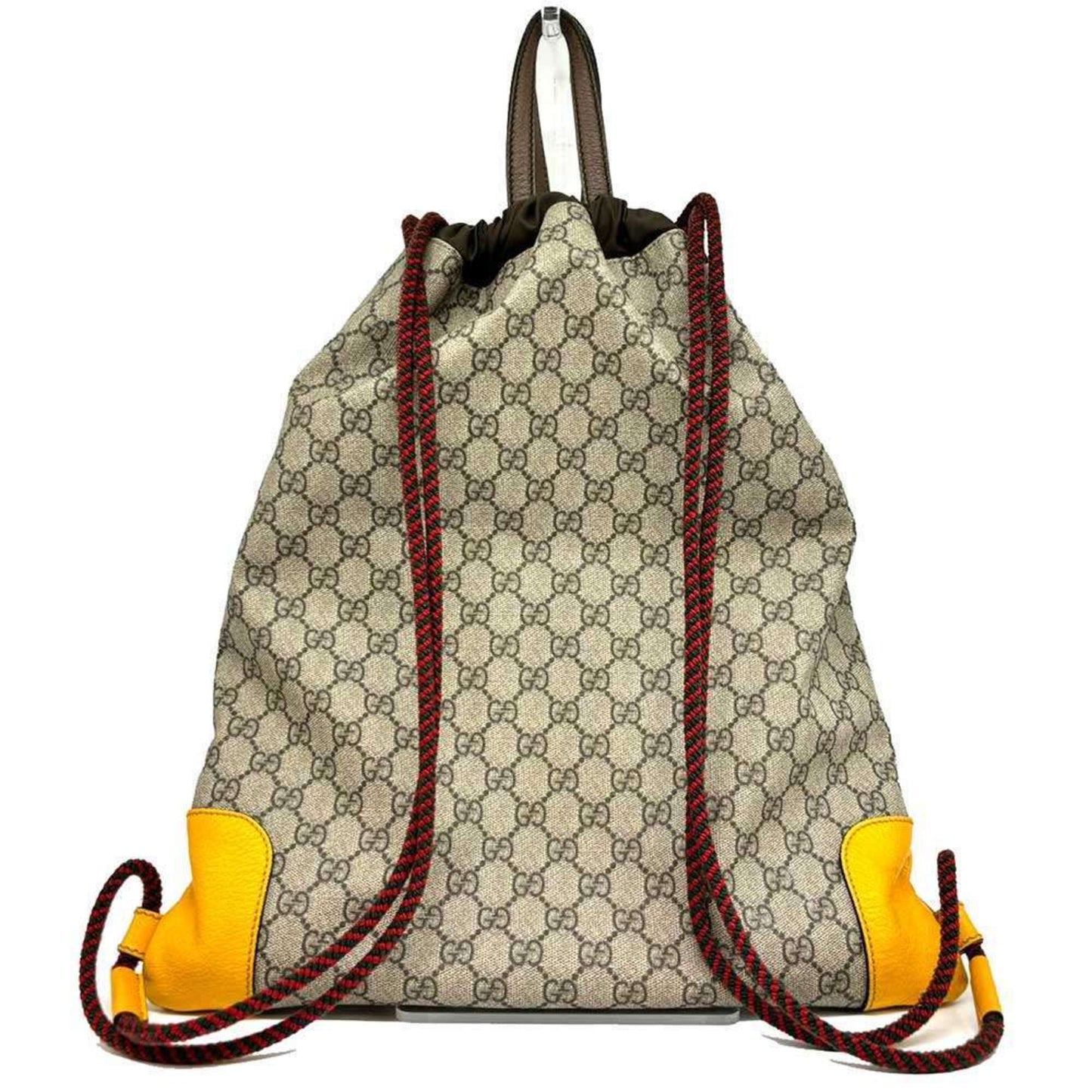 Gucci Beige Gg Supreme Backpack ()