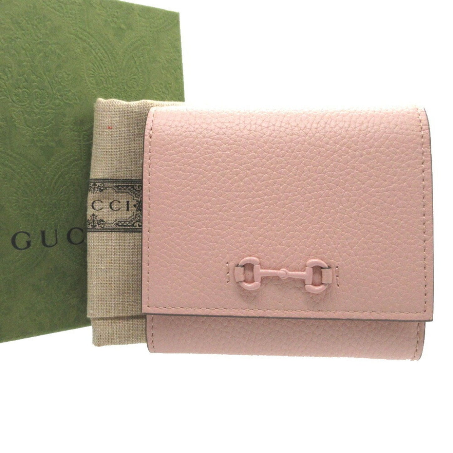 Gucci Pink Leather Wallet (Bi-Fold) ()