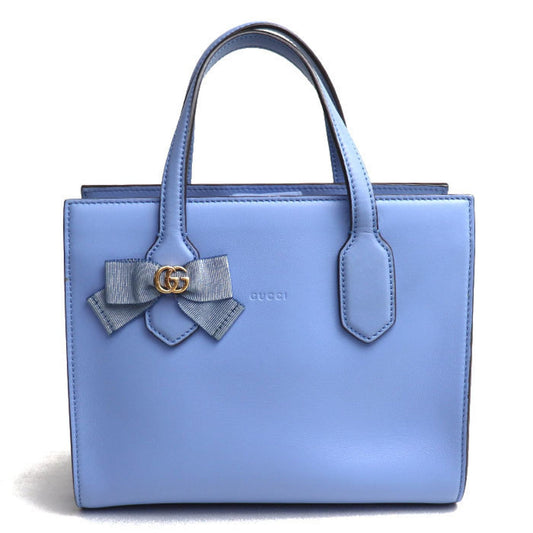 Gucci Blue Leather Handbag ()