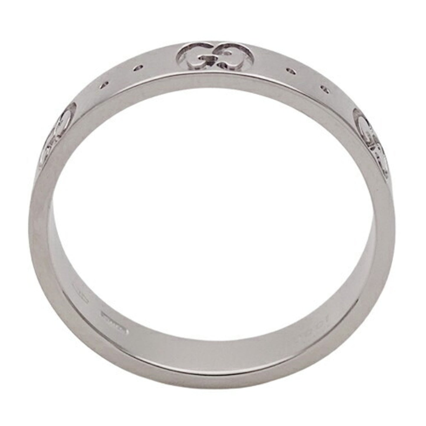 Gucci Icon White Gold White Gold (18K) Band Ring ()