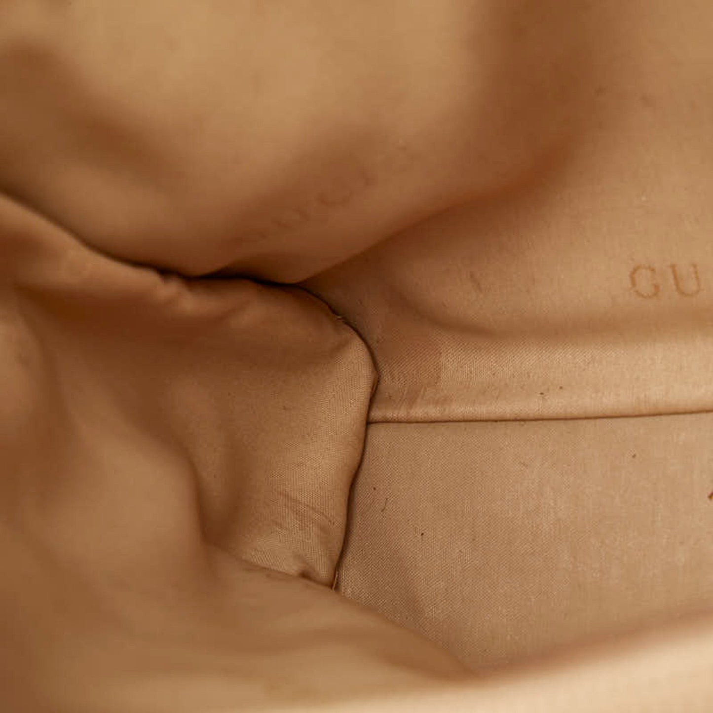 Gucci Beige Leather Handbag Shoulder Bag ()