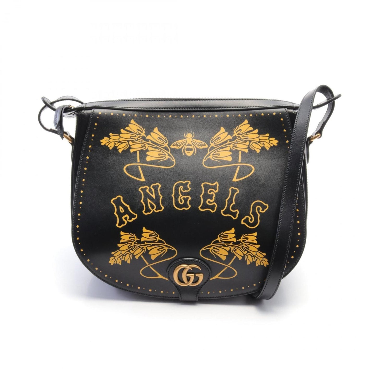 Gucci Black Leather Shoulder Bag ()