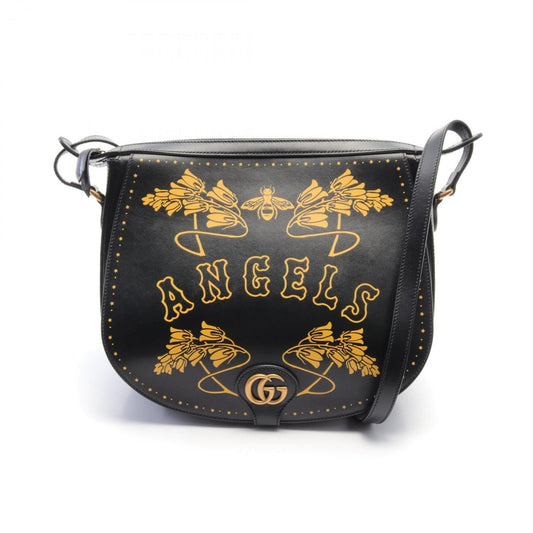 Gucci Black Leather Shoulder Bag ()