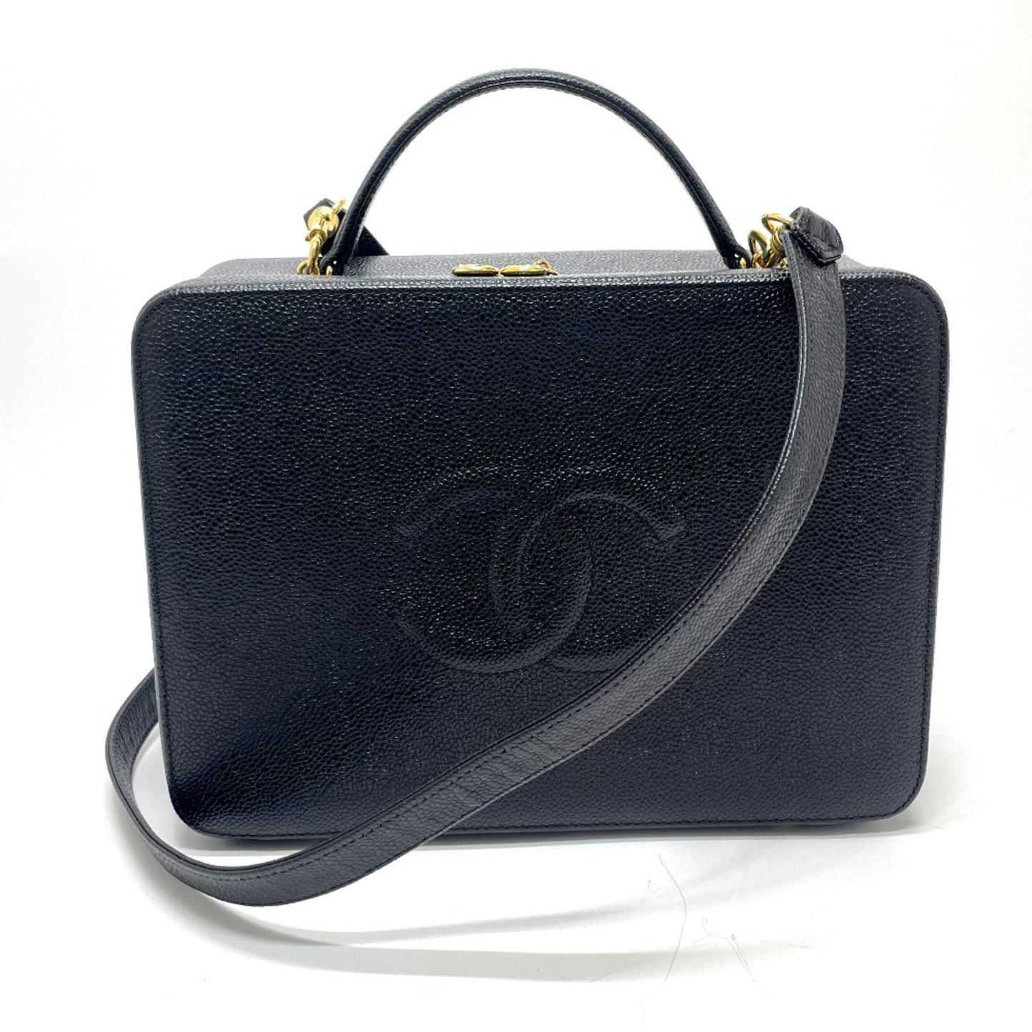 Chanel Black Leather Handbag ()