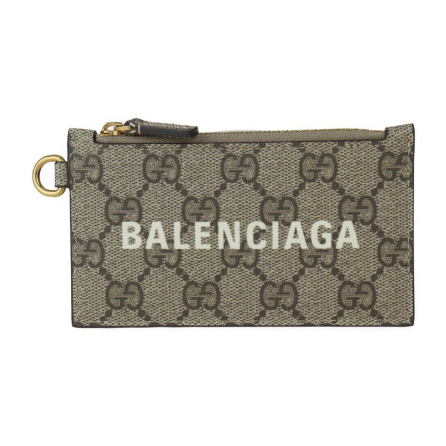 Gucci Beige Brown Gg Supreme Canvas Coin Purse/Coin Case ()