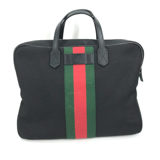 Gucci Black Leather Tote Bag ()