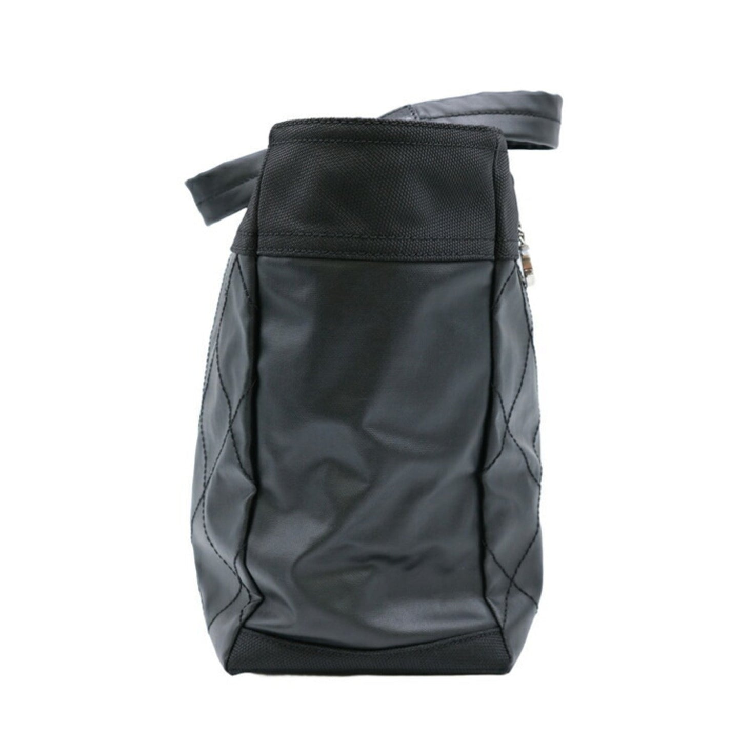 Chanel Black Coated Canvas Tote Bag ()