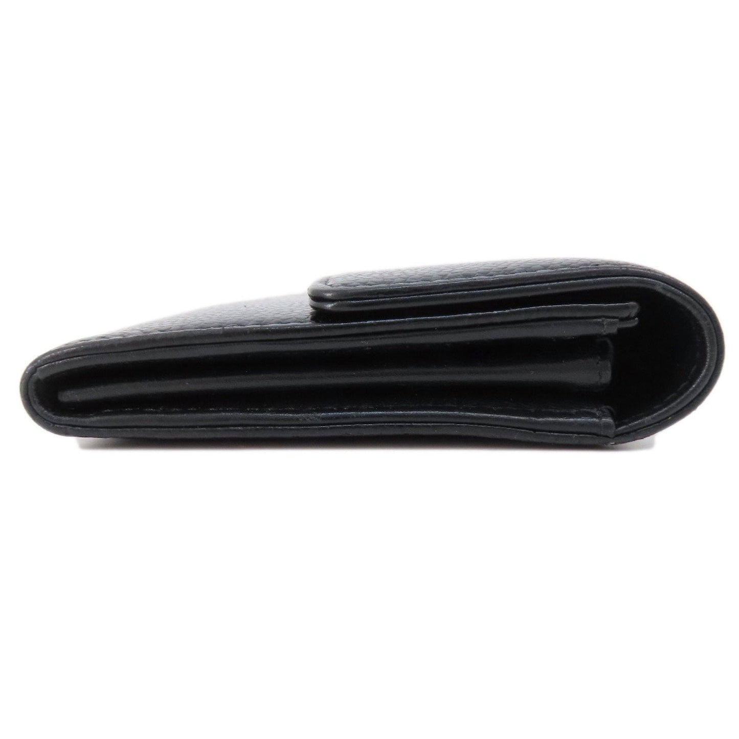 Chanel Black Grained Calfskin Coin Purse/Coin Case ()