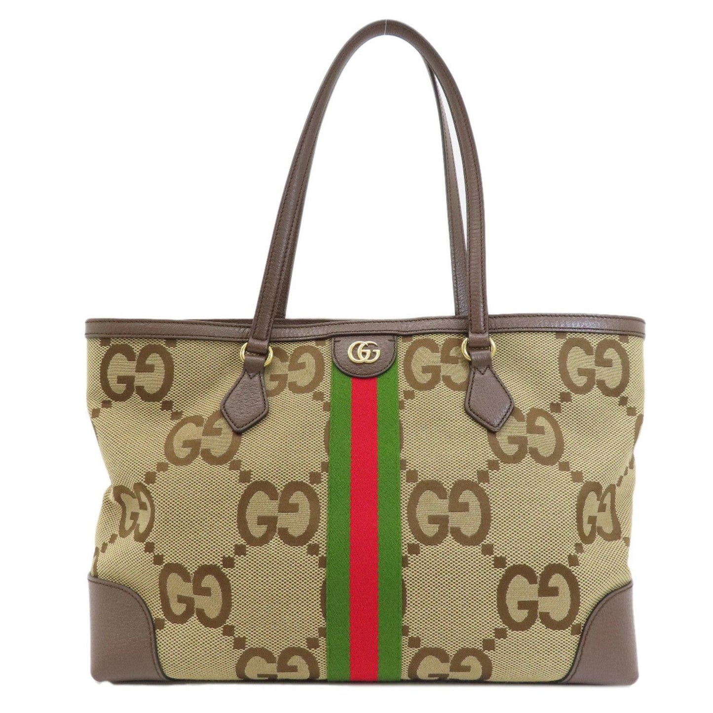 Gucci Brown Canvas Tote Bag ()