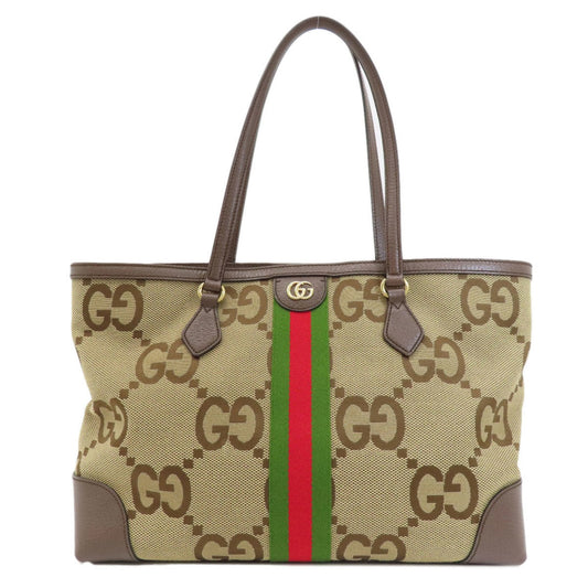 Gucci Brown Canvas Tote Bag ()