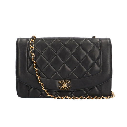 Chanel Black Leather Shoulder Bag ()