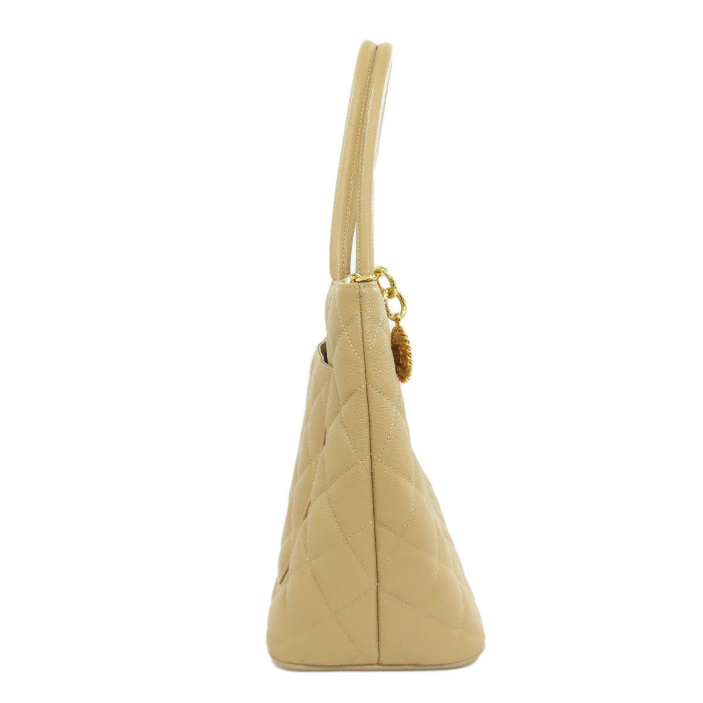 Chanel Beige Leather Tote Bag ()