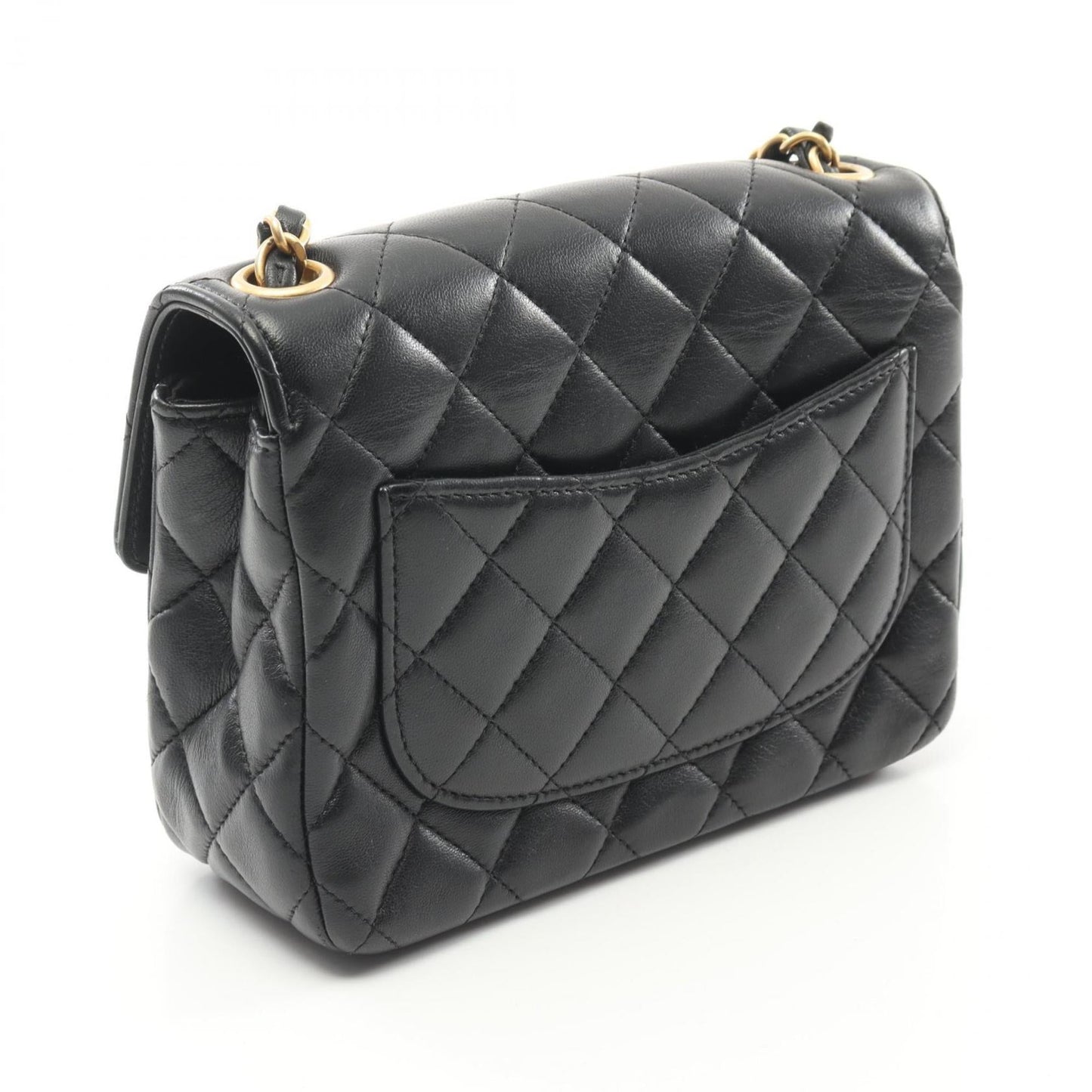 Chanel Black Leather Shoulder Bag ()