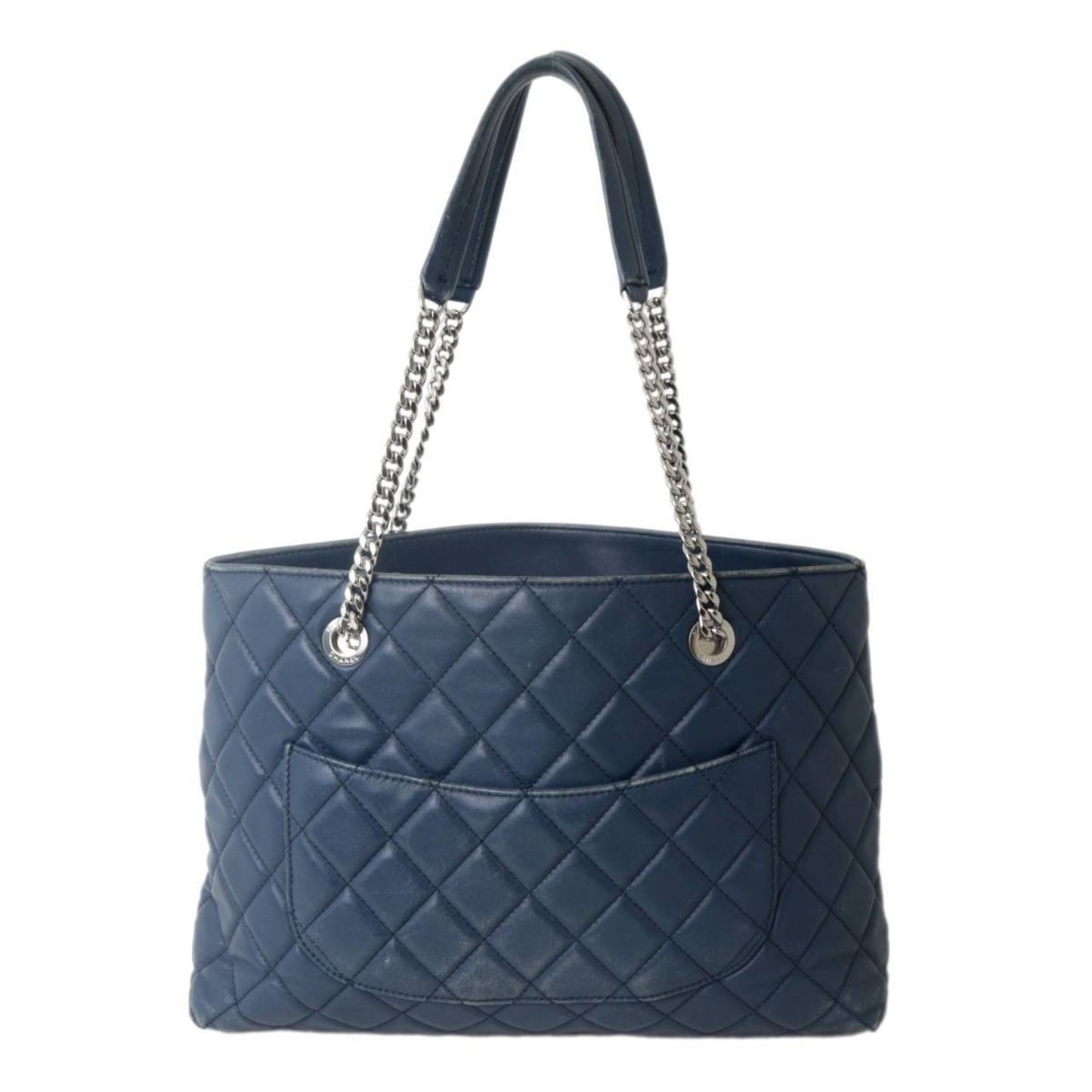 Chanel Blue Leather Shoulder Bag ()
