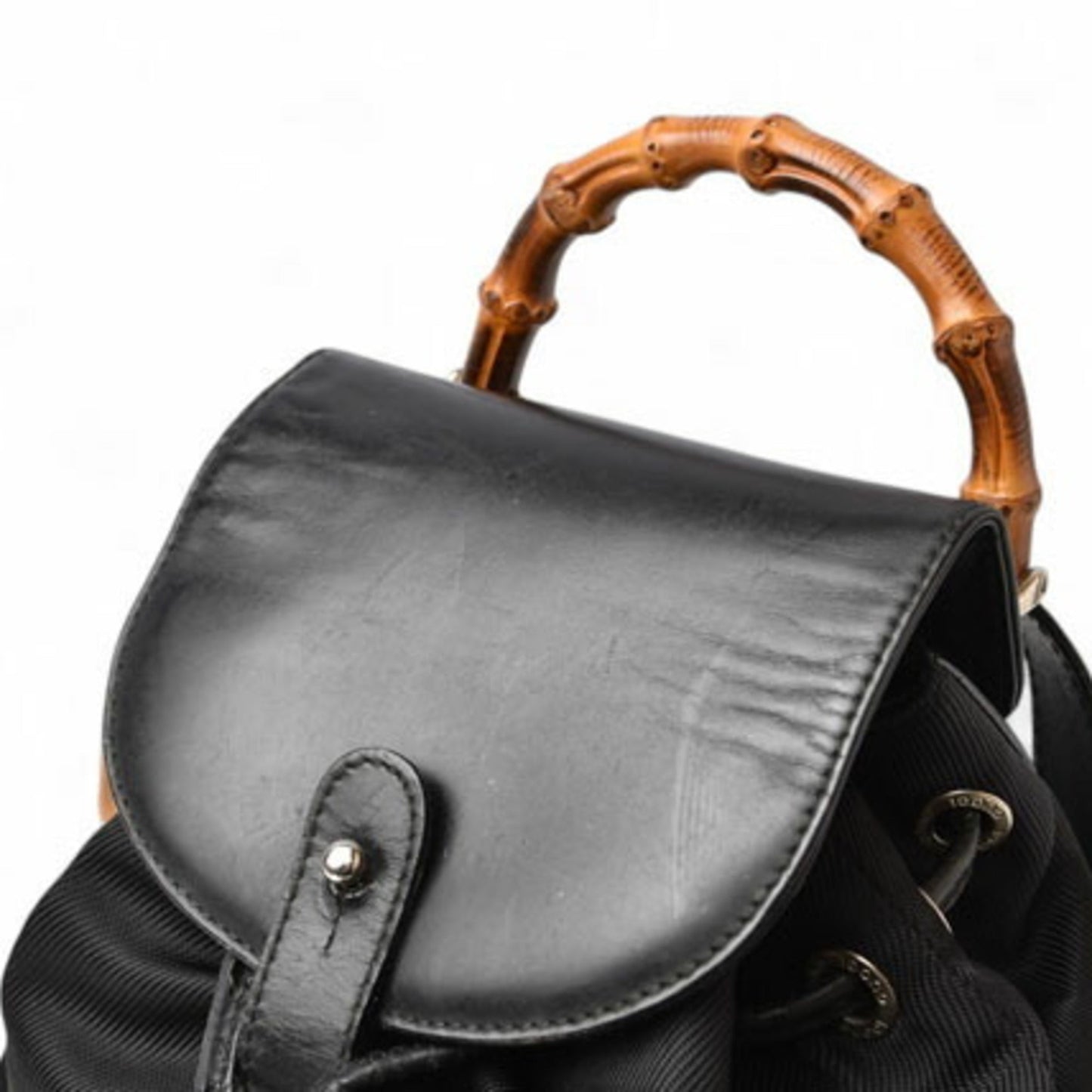 Gucci Black Leather Backpack ()
