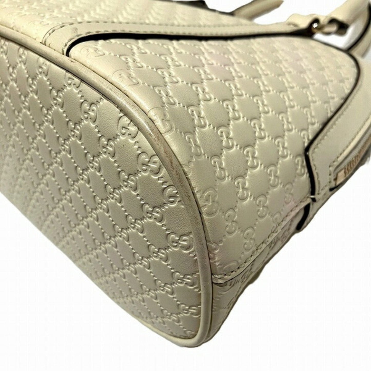 Gucci Ivory Leather Handbag Shoulder Bag ()