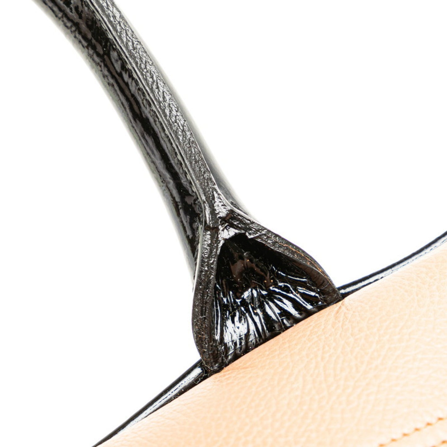 Chanel Black Pink Beige Caviar Leather Leather Boston Bag Handbag ()