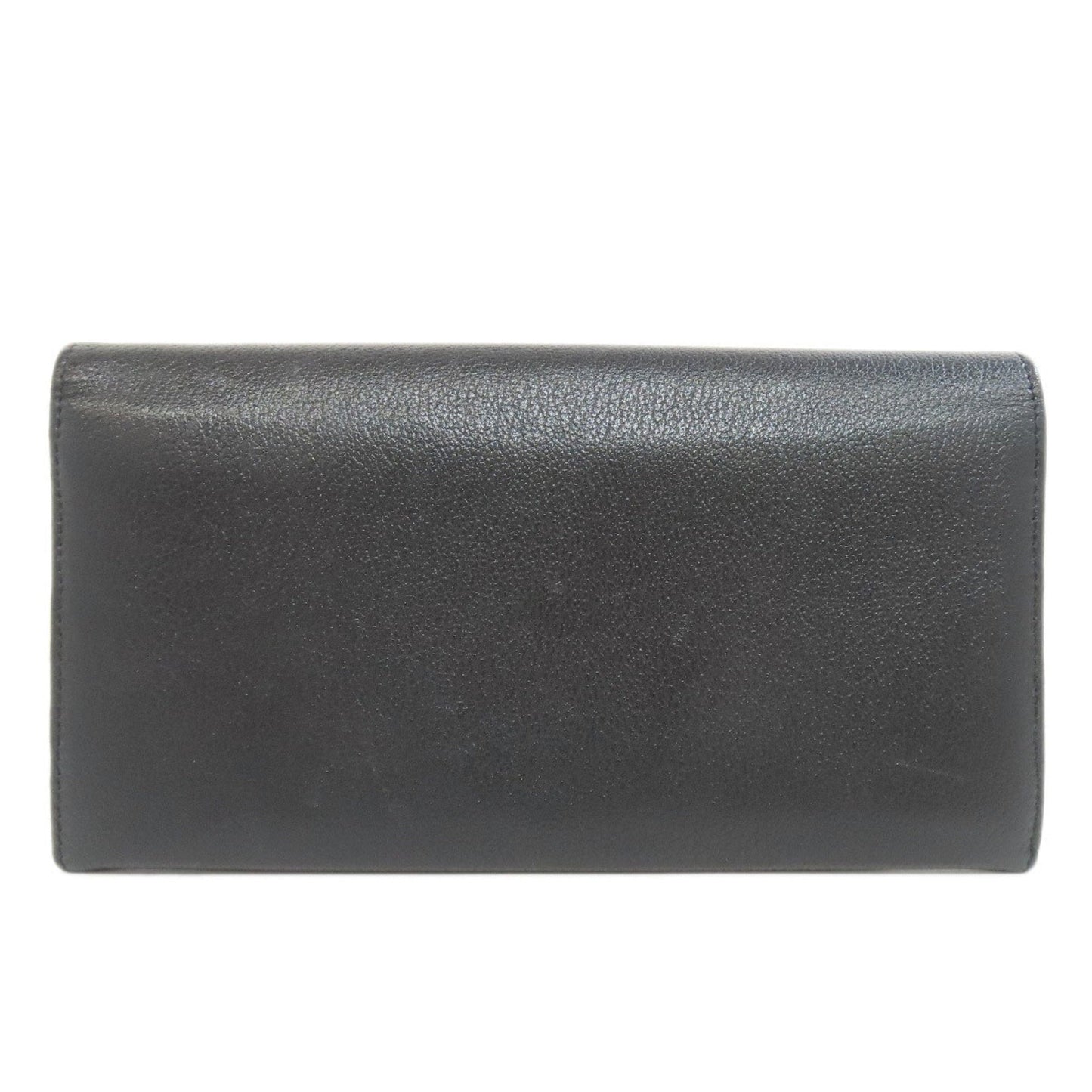 Chanel Black Leather Long Wallet (Bi-Fold) ()