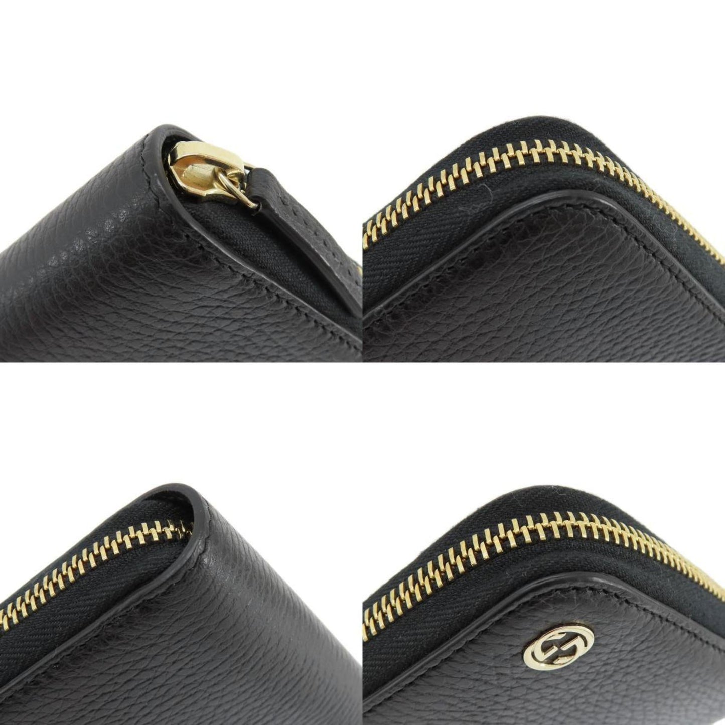 Gucci Black Leather Coin Purse/Coin Case ()