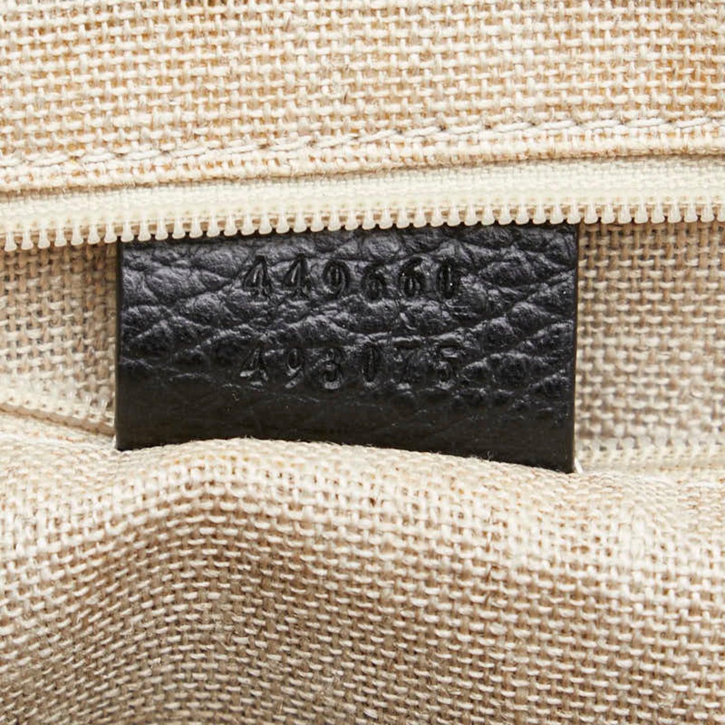 Gucci Black Leather Handbag Tote Bag ()